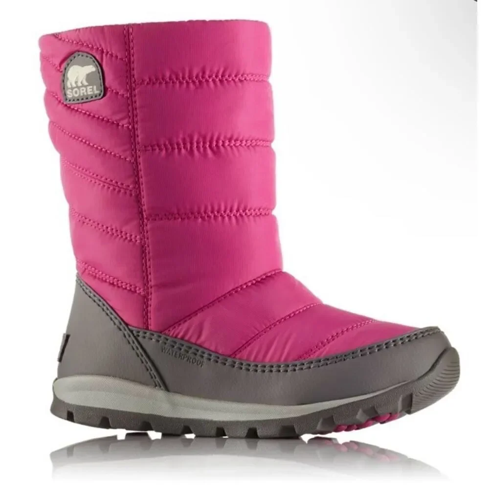 Sorel Whitney Pink Snowboots size 7 Women’s‎ Waterproof Pull On
